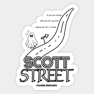 Scott Street Art- Phoebe Bridgers Sticker